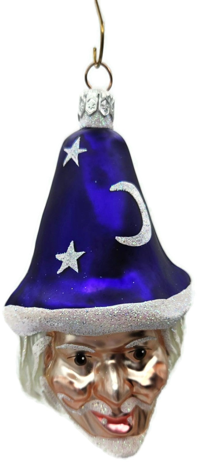 Patricia Breen Witch Hazel Wizard Purple Moon Halloween Christmas Ornament 98473