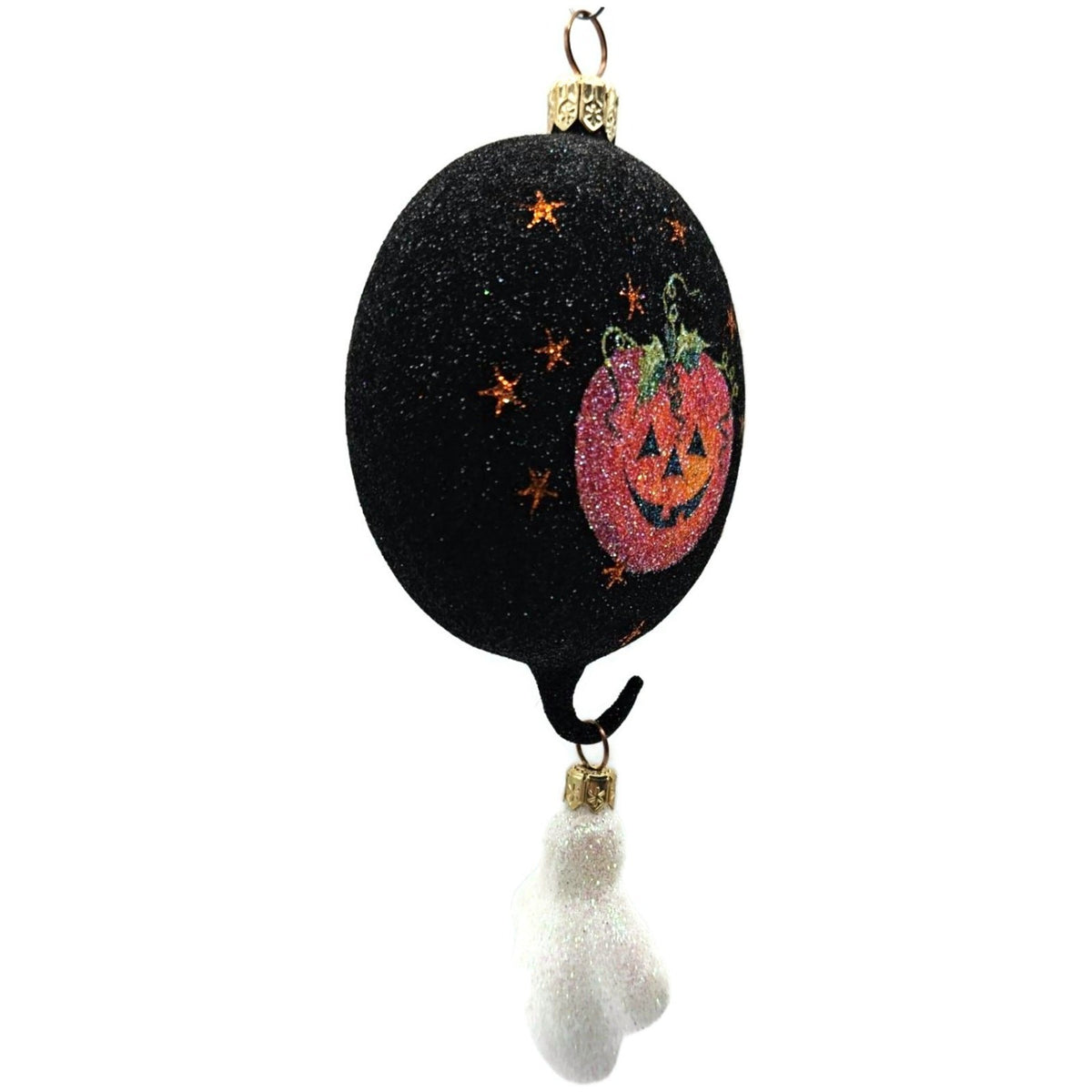 Patricia Breen Boo Medallion Pumpkin Ghost 2 Part Halloween Ornament 2100NM6
