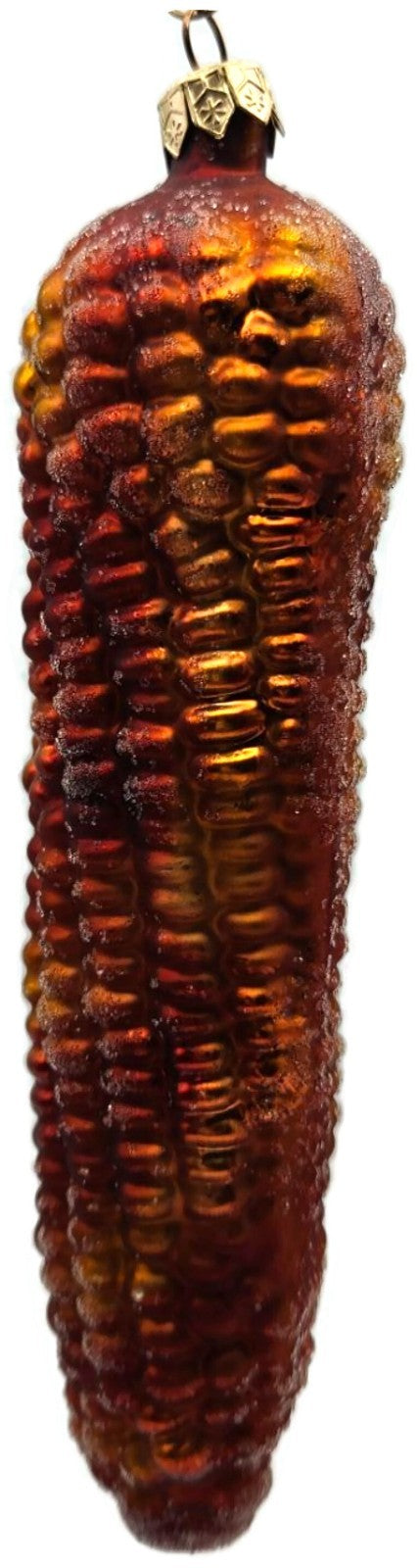 Christopher Radko Native Blend Orange Brown Corn Christmas Ornament 98-060-02