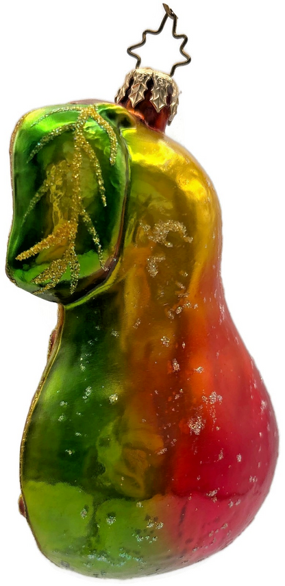 Christopher Radko Partial To Pears Bird Pear Glass Christmas Ornament 10127394