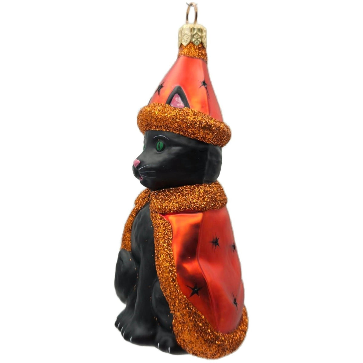 Patricia Breen Salem Kitten Black Orange Stars Halloween Christmas Ornament 20323