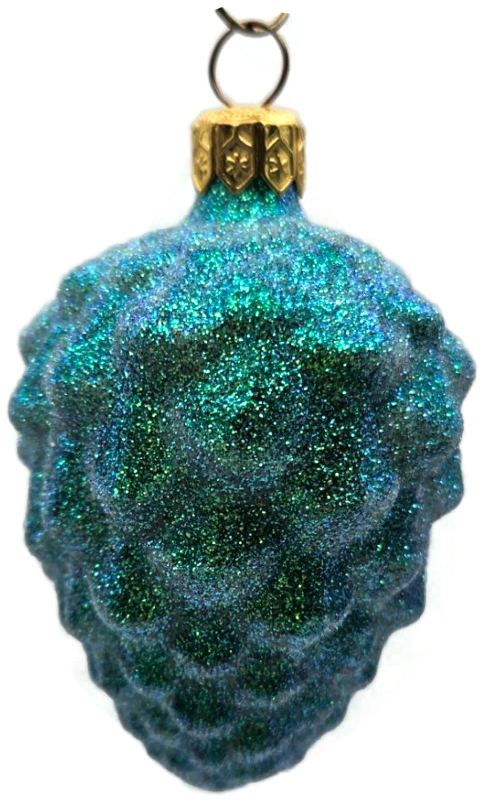 Patricia Breen Walk in the Woods Pine Cone Fall Green Christmas Ornament 96512