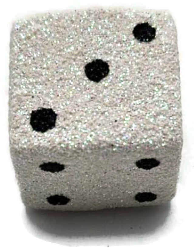 Patricia Breen Dice Pair Black and White 2 Part Mini Christmas Ornament 2377GIFT13