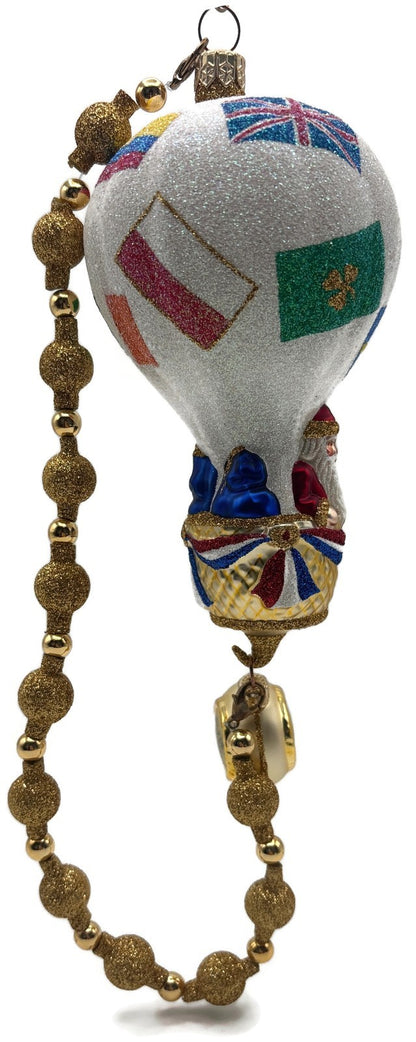 Patricia Breen Citizen of the World Hot Air Balloon Christmas Ornament 2000NM5