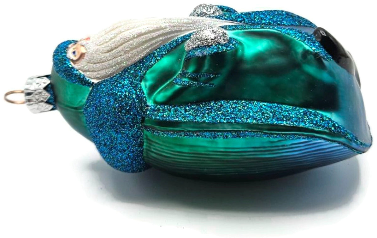 Patricia Breen Scarab Santa Claus Turquoise Bug Spring Christmas Ornament 2000NM7