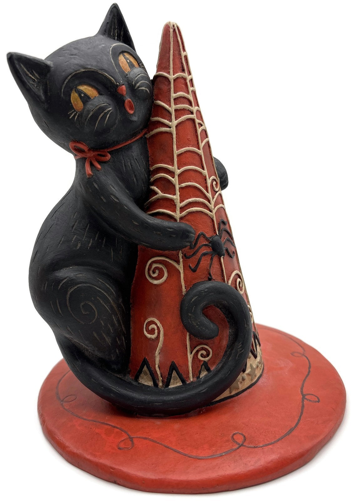 Bethany Lowe Johanna Parker Hugga Hat Jack Cat Hand Painted Halloween Figure8