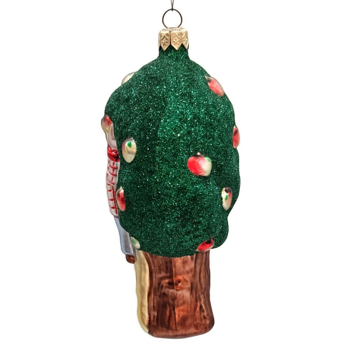 Patricia Breen Apple Tree Boy Red Shirt Matte Ladder Christmas Ornament 954710