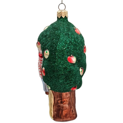 Patricia Breen Apple Tree Boy Red Shirt Matte Ladder Christmas Ornament 954710
