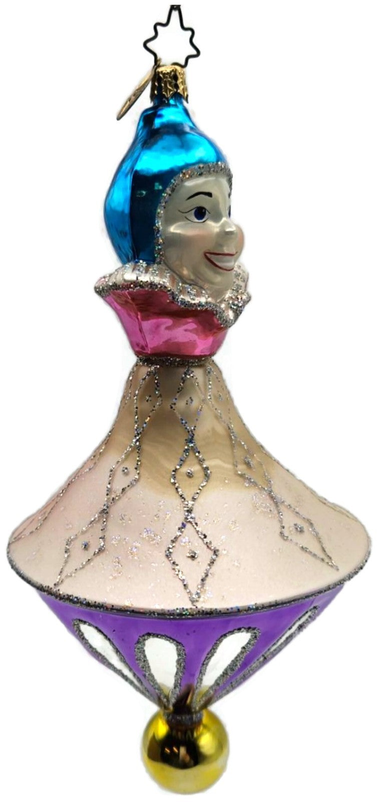 Christopher Radko Joey Clown Christmas Tree Drop Ornament Hanging Decor 10116122