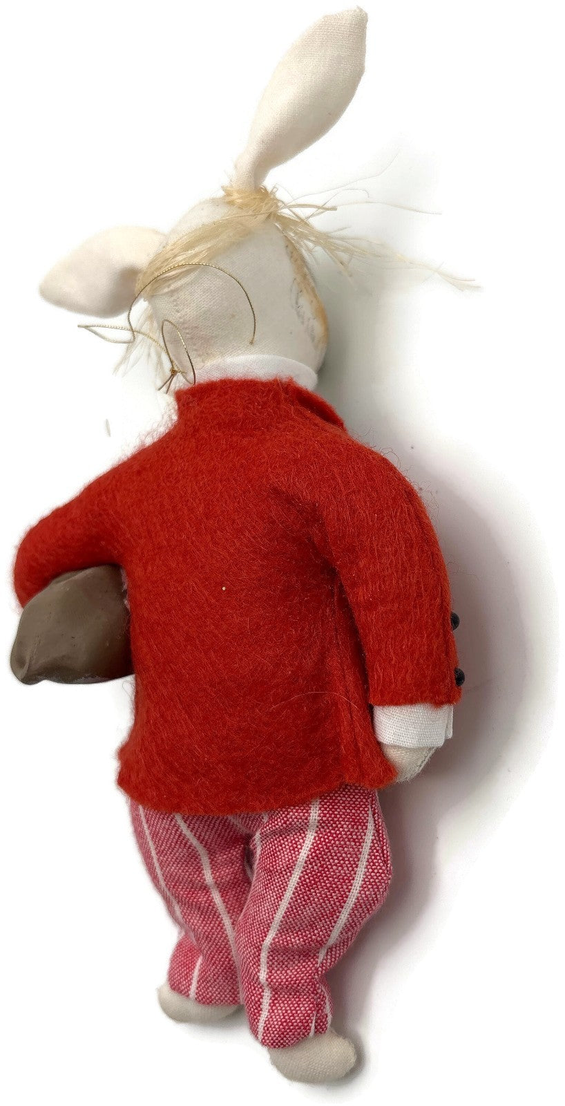 Gladys Boalt March Hare Alice in Wonderland Red Striped Christmas Tree Ornament4