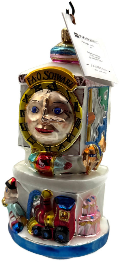 Christopher Radko Fao Schwarz Clock Tower Christmas Ornament 4052/5000 98-FAO-011