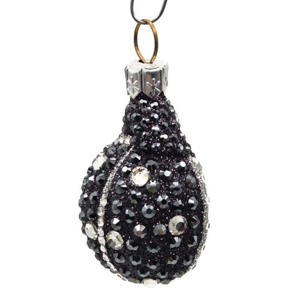 Patricia Breen Ladybug Noel Black Jeweled Polka Dots Christmas Ornament 25275