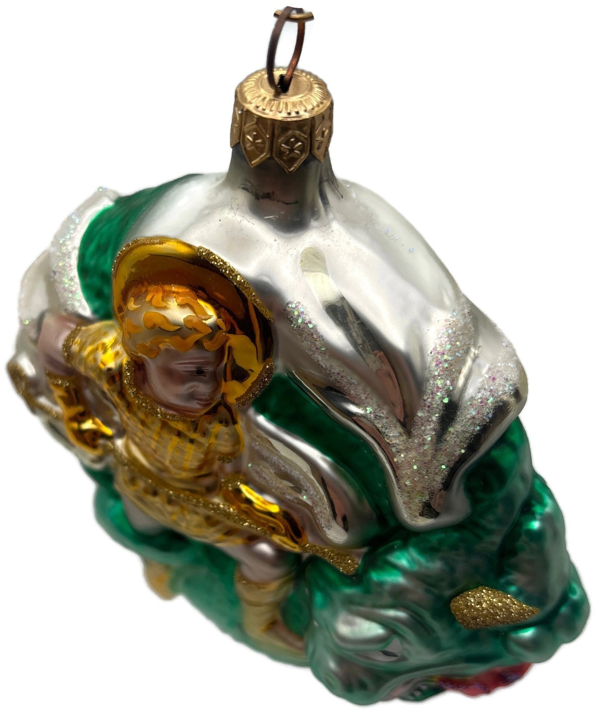 Patricia Breen St George and the Dragon Blonde Fine Art Christmas Ornament 95468