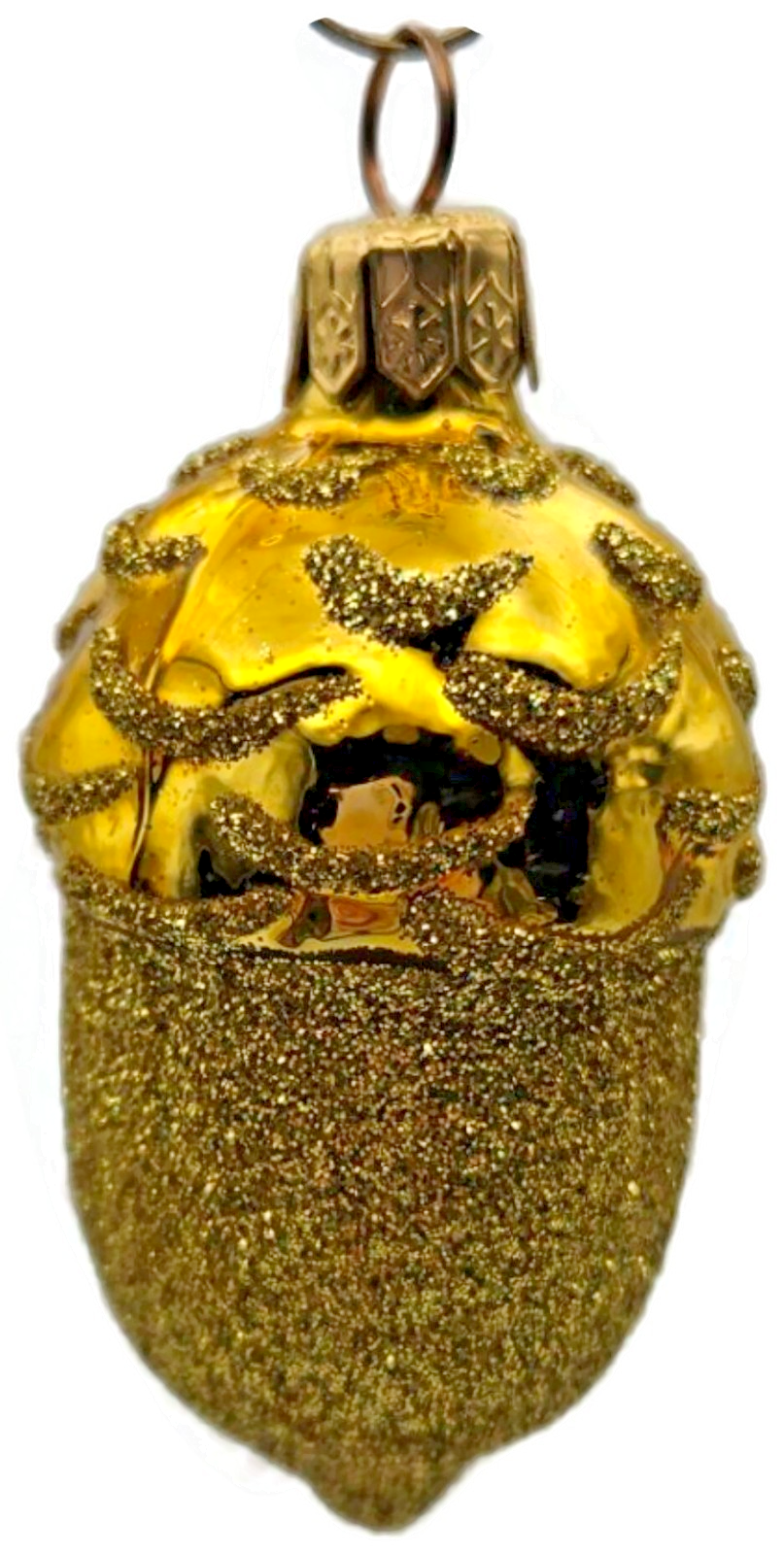 Patricia Breen Walk in the Woods Acorn Gold Fall Christmas Tree Ornament 96511