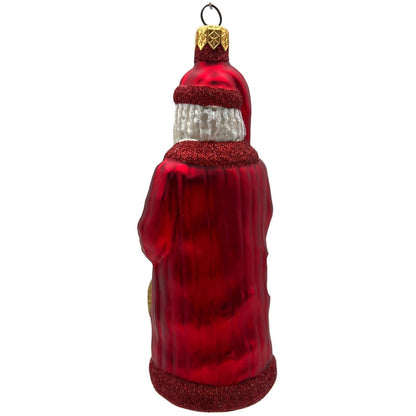 Patricia Breen Gift of the Season Red Gold Santa Claus Christmas Ornament 98144