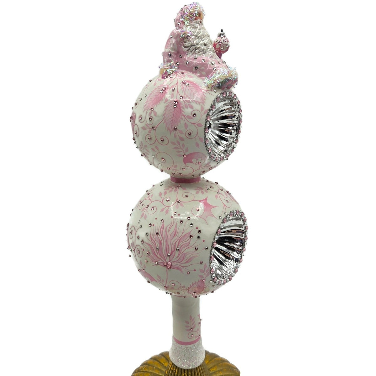 Patricia Breen Summit Finial Chinoiserie Pink Spring Christmas Tree Topper 313312