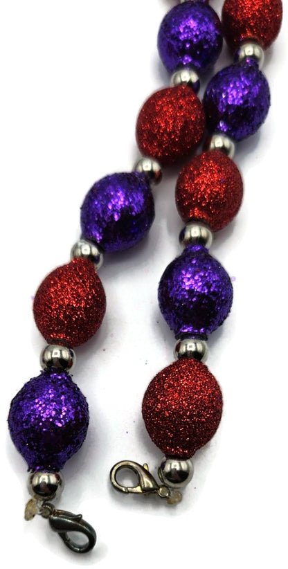 Patricia Breen Garland 2 Decorate Red Purple Christmas Halloween Ornament 2270CO8