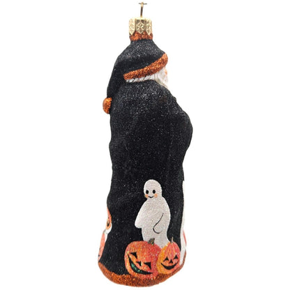 Patricia Breen Redoute Santa Halloween Black Pumpkins Christmas Ornament 21255