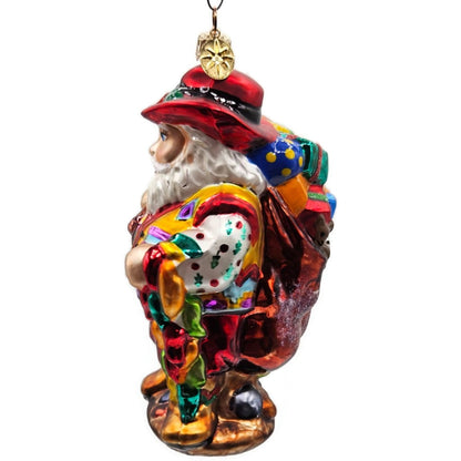 Christopher Radko Cow Boy Santa Claus Cactus Gifts Christmas Ornament 00-QVC-2
