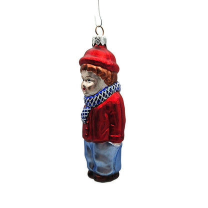 Patricia Breen Henry The Victorian Boy Auburn Hair Red Christmas Tree Ornament
