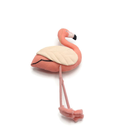 Gladys Boalt Flamingo Bird Handmade Animal Fabric Christmas Tree Ornament