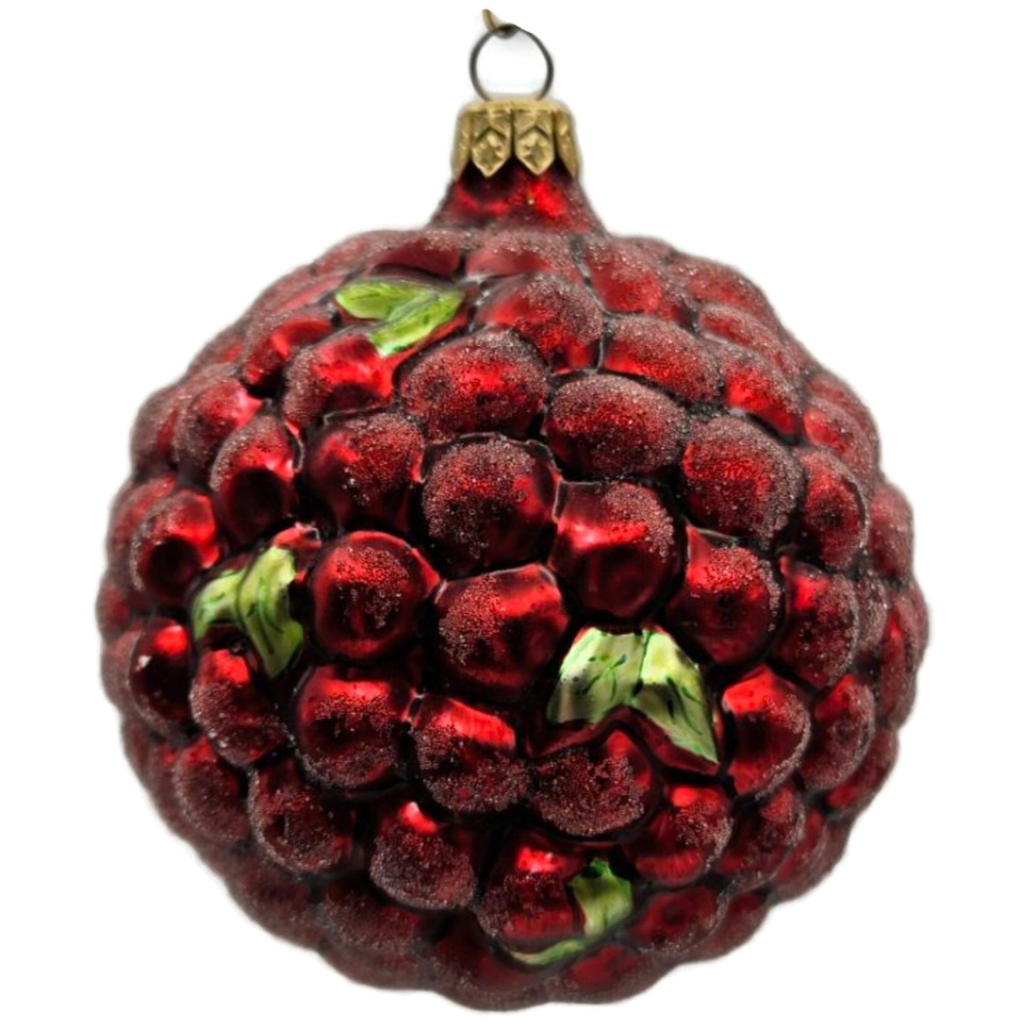 Christopher Radko Cranberry Frost Red Christmas Tree Ornament 97-136-0