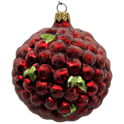 Christopher Radko Cranberry Frost Red Christmas Tree Ornament 97-136-0