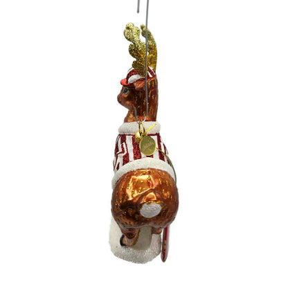 Juliska Country Estate Reindeer Games Donner the Reindeer Christmas Ornament