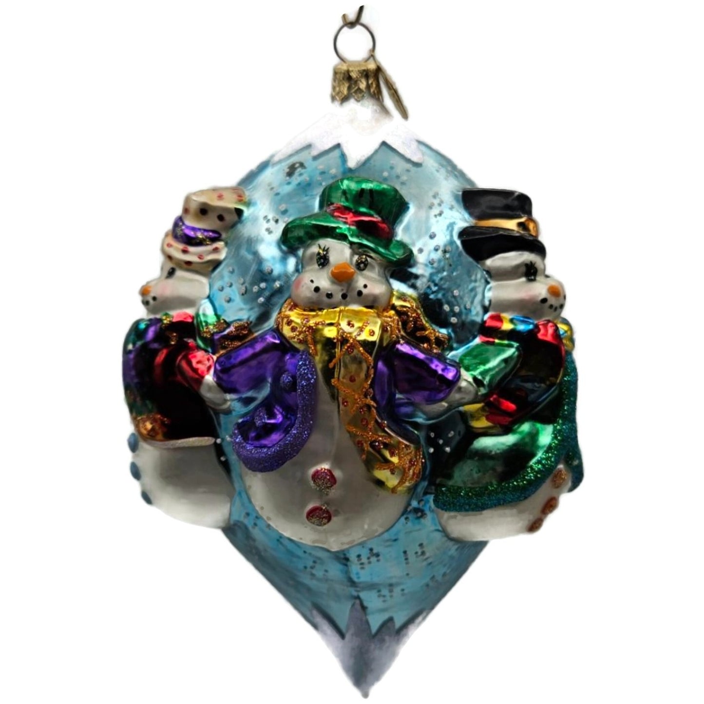 Christopher Radko Snowmen All Around Christmas Tree Ornament 01-0752-0