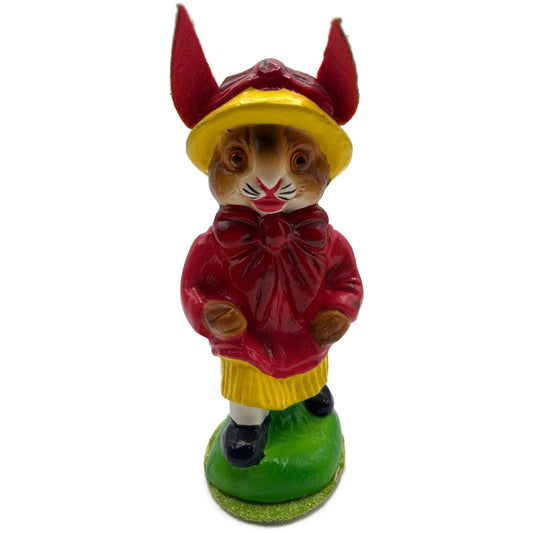 Christopher Radko Ino Schaller Papier Mache Bunny Rabbit Easter Figurine