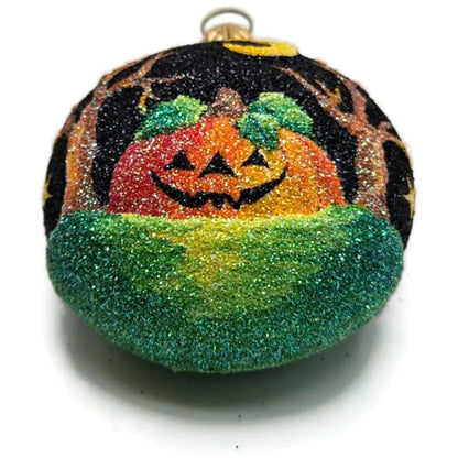 Patricia Breen Halloween Jack-o-Lantern Medallion Pumpkin Christmas Ornament