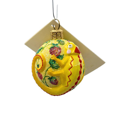 Patricia Breen For James Twice Strawberries Chameleon Spring Christmas Ornament