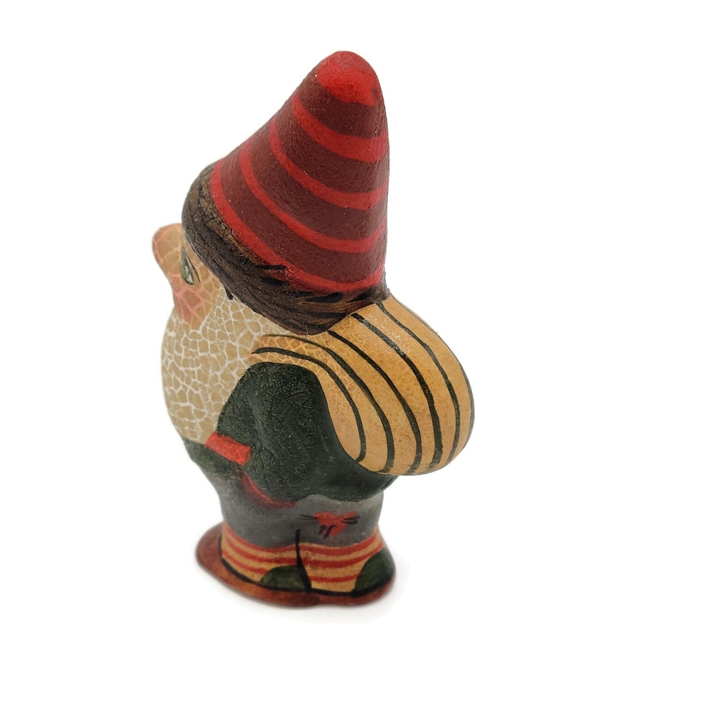 Vaillancourt Santas Little Helper Chalkware Folk Art Christmas Holiday Figurine