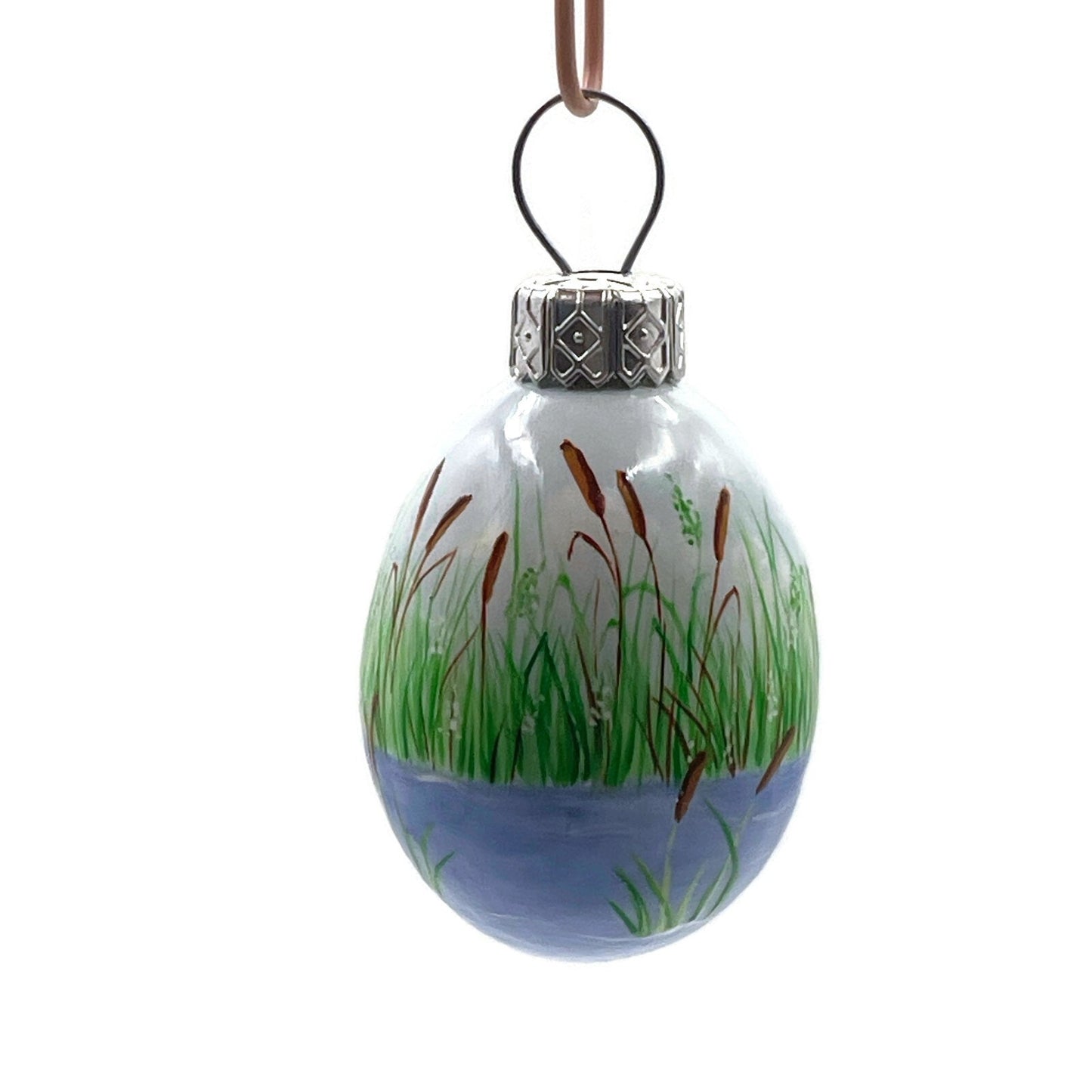 Patricia Breen Miniature Egg Questing Bunny Boat Easter Christmas Tree Ornament