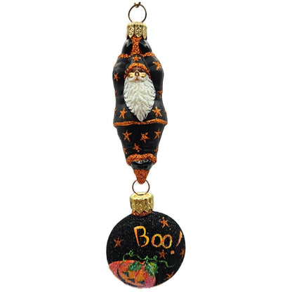 Patricia Breen Cirque de Nicoud Santa Medallion Stars Halloween Ornament CATZ