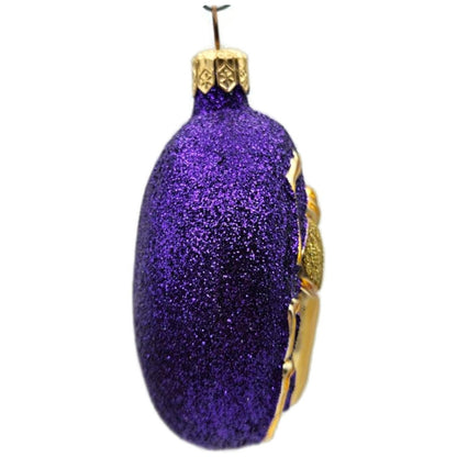 Patricia Breen Cleopatras Scarab Purple Gold Bug Glass Halloween Ornament 9709