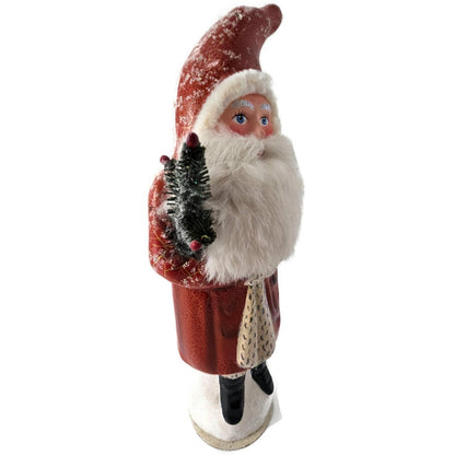 Christopher Radko Ino Schaller Christmas Santa Claus Signed Paper Mache Germany