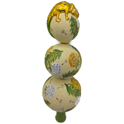 Patricia Breen Chameleon Finial Dandelion Amuck Spring Christmas Tree Topper