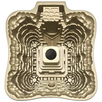 Castle Bundt Cake Pan 10 Cups Non Stick Gold Tone Williams Sonoma Nordic Ware