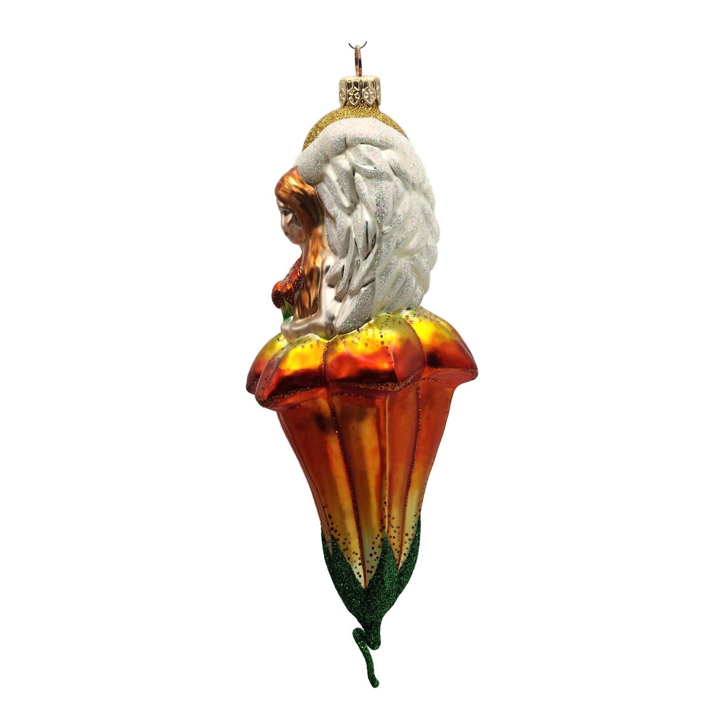 Patricia Breen Saint Susan Fireking Lily Flowers Spring Christmas Tree Ornament
