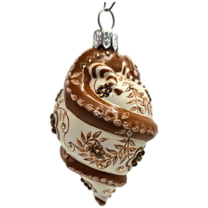 Patricia Breen Topping Chameleon Zalipie Bark Spring Christmas Tree Ornament