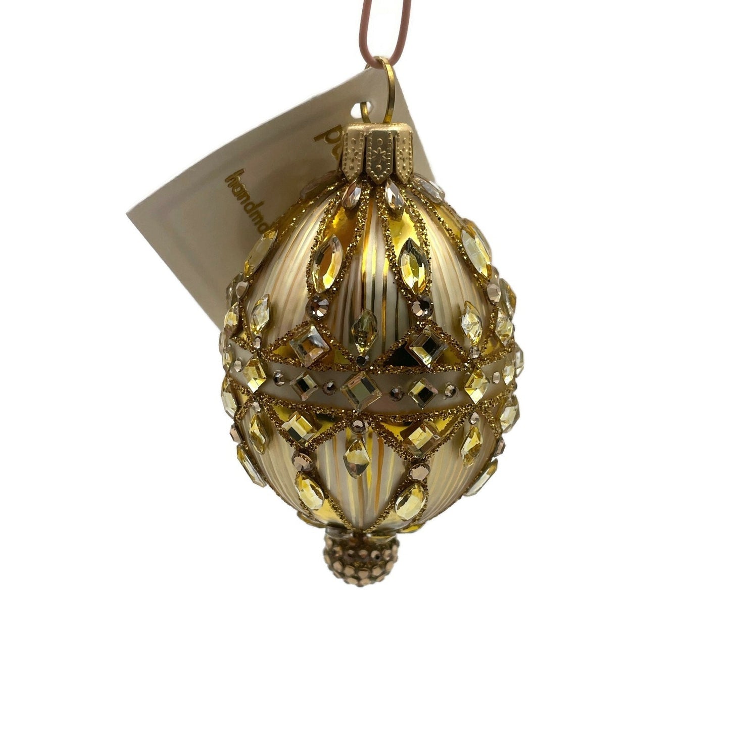 Patricia Breen Petit Egg Le Notre Gold Versailles Easter Christmas Tree Ornament