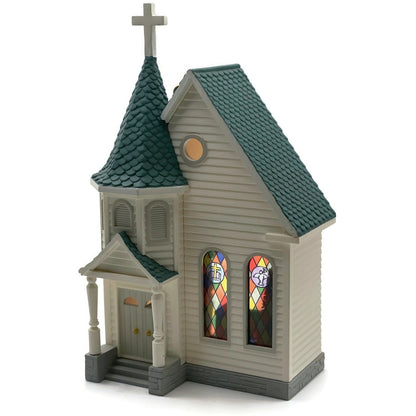 Hallmark Town Church 1995 Nostalgic Houses Shops Christmas Keepsake Ornament