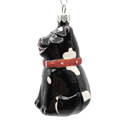 Patricia Breen Laughing Dog Black Fangs Hey Diddle Diddle Christmas Ornament