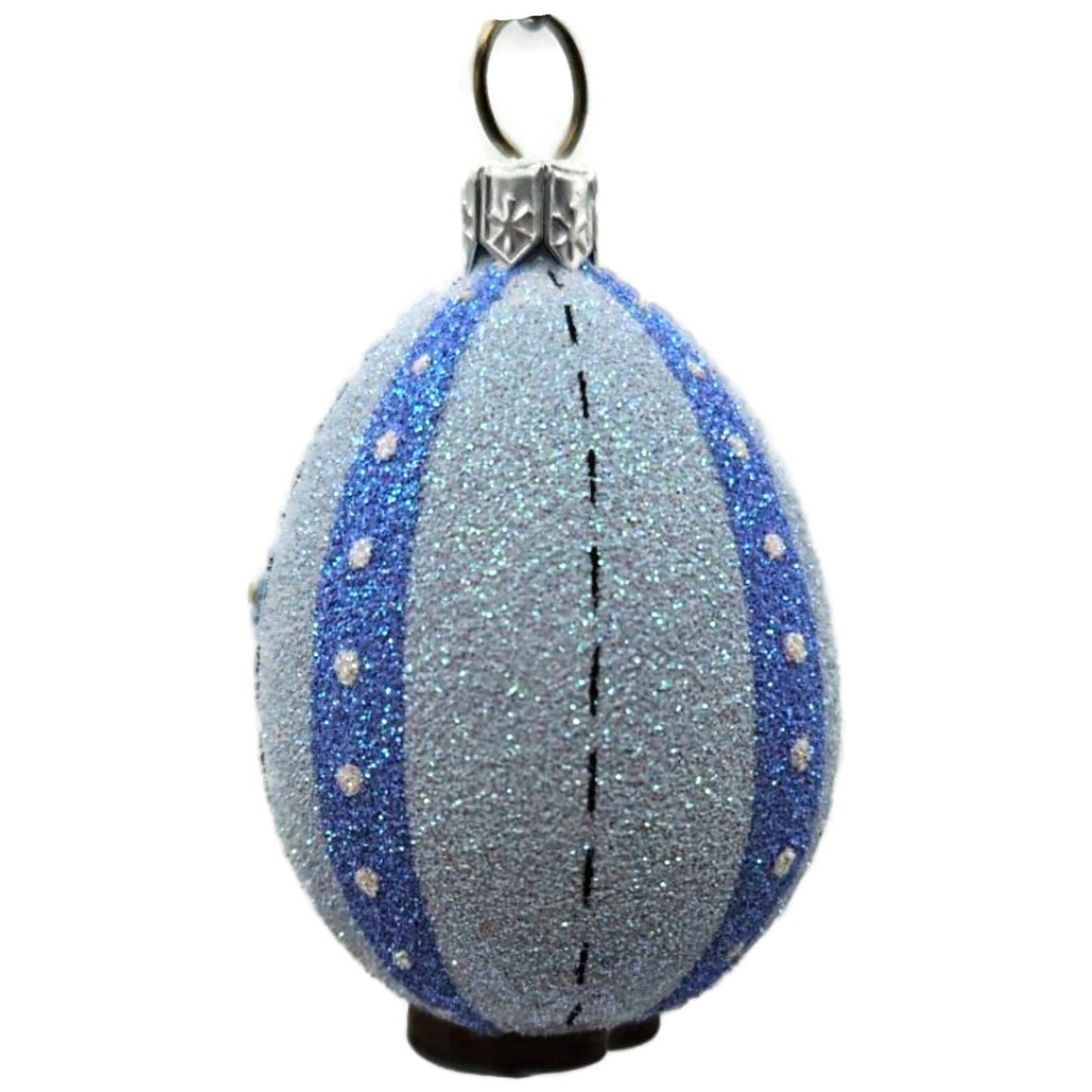 Patricia Breen Easter Egg Masquerade Forget-Me-Not Floral Christmas Ornament