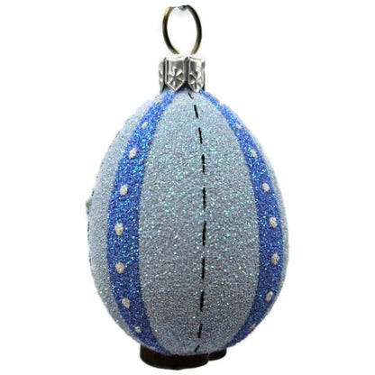 Patricia Breen Easter Egg Masquerade Forget-Me-Not Floral Christmas Ornament