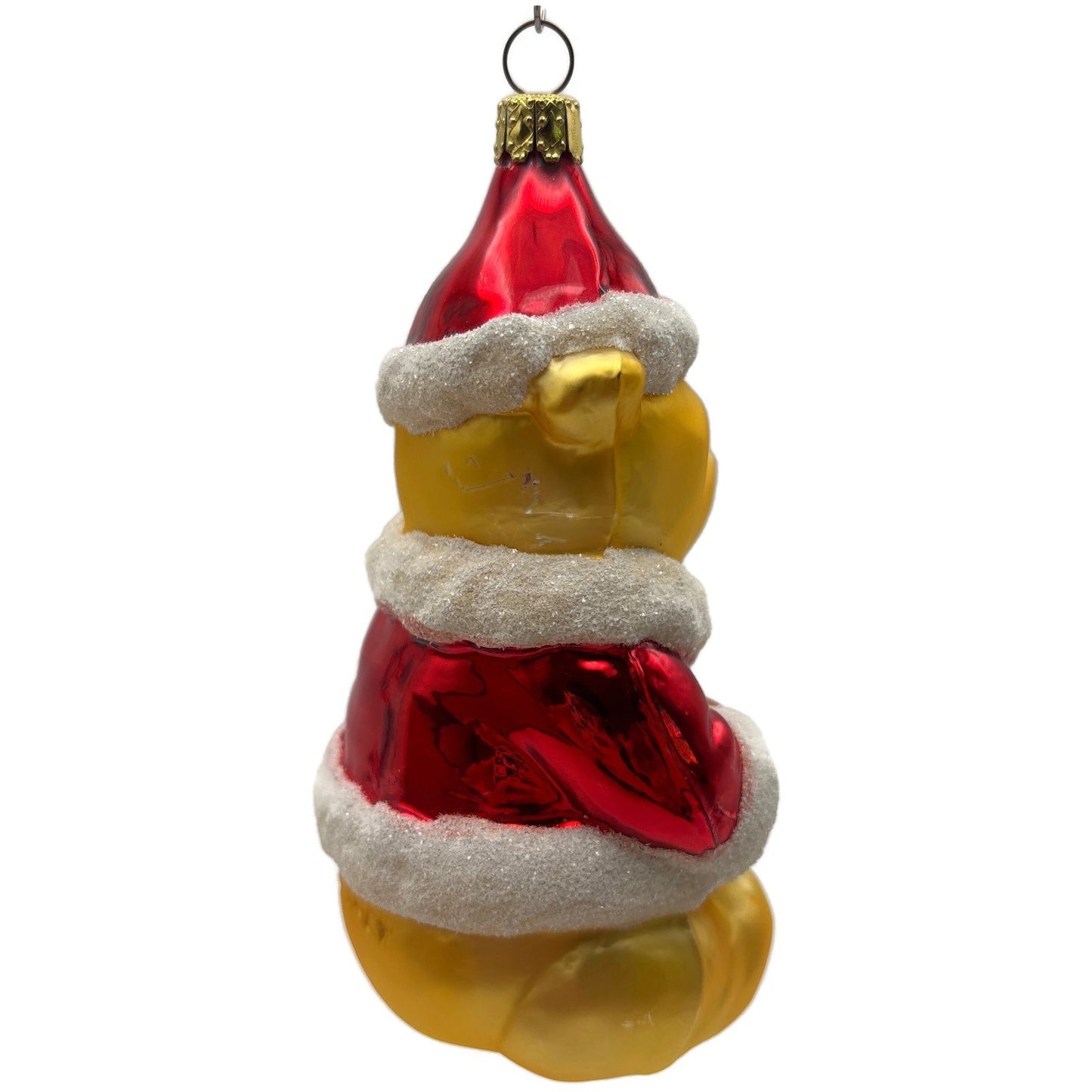 Winnie the Pooh Bear Honey Santa Hat Christmas Ornament Midwest Of Cannon Falls