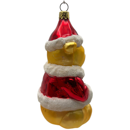 Winnie the Pooh Bear Honey Santa Hat Christmas Ornament Midwest Of Cannon Falls
