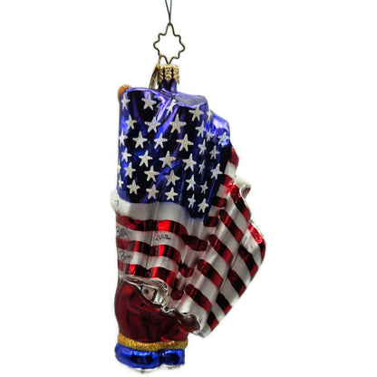 Christopher Radko Billy Doodle Dandy Patriotic Bunny Easter Ornament 02-SP-92
