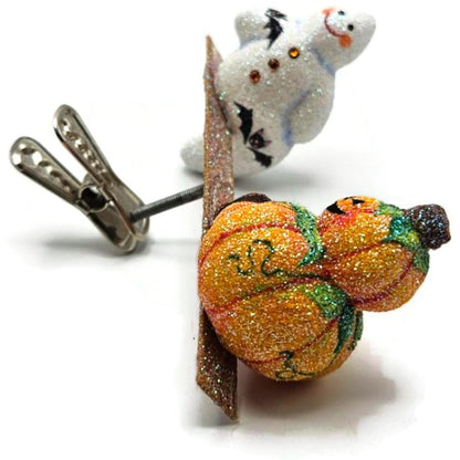 Patricia Breen Halloween All Things Being Equal Pumpkinman Ghost Ornament